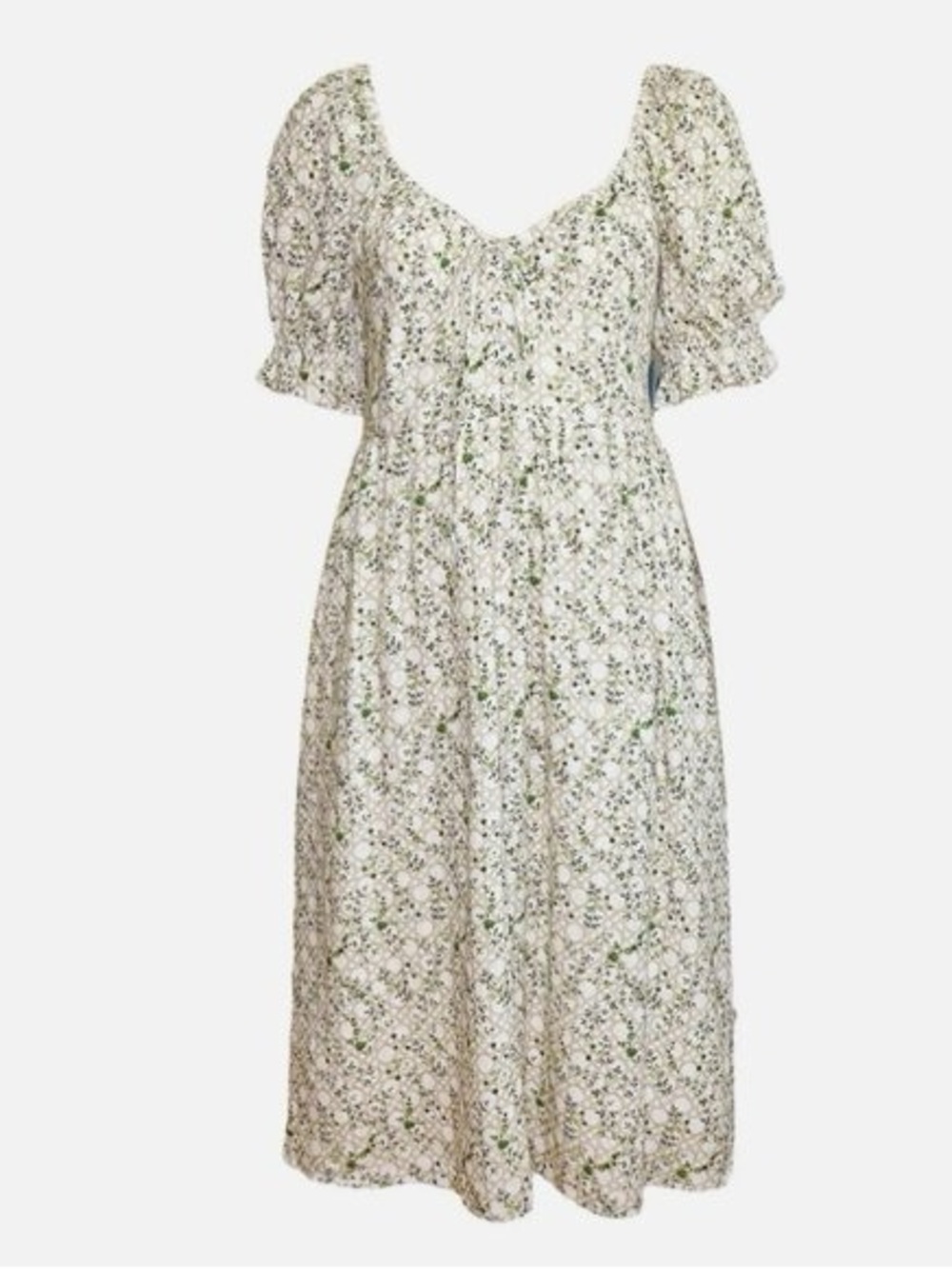 Hill House The Ophelia Dress in Sand Basketweave Vine
